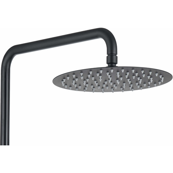 Душевая стойка Aquatek Вега AQ2060MB, чёрный матовый, Цвет производителя: чёрный матовый - 2 Душевая стойка Aquatek Вега AQ2060MB, чёрный матовый, Цвет производителя: чёрный матовый фото 2