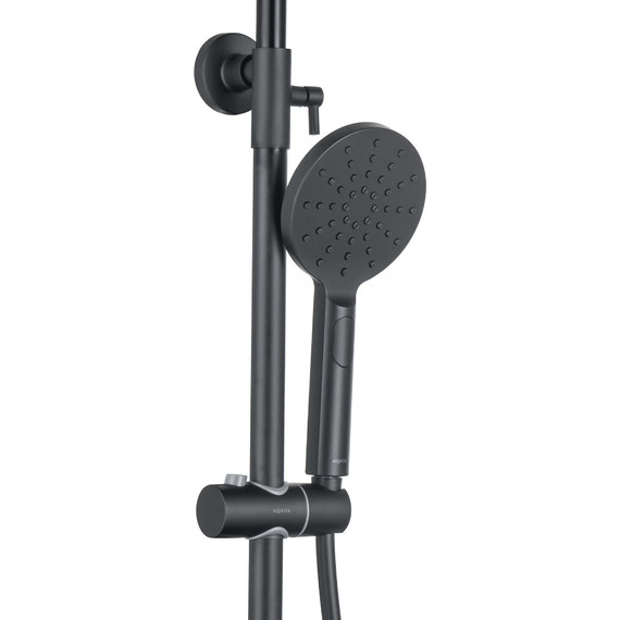 Душевая стойка Aquatek Вега AQ2060MB, чёрный матовый, Цвет производителя: чёрный матовый - 4 Душевая стойка Aquatek Вега AQ2060MB, чёрный матовый, Цвет производителя: чёрный матовый фото 4