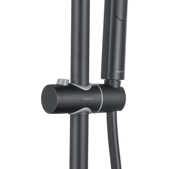 Душевая стойка Aquatek Вега AQ2060MB, чёрный матовый, Цвет производителя: чёрный матовый - 9 Душевая стойка Aquatek Вега AQ2060MB, чёрный матовый, Цвет производителя: чёрный матовый фото 9