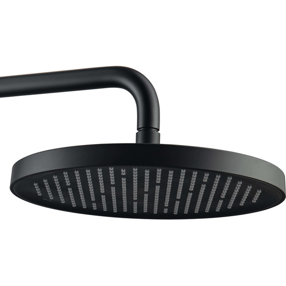 Верхний душ Aquatek  260x260 мм AQ2080MB, чёрный матовый фото 2