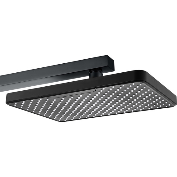 Верхний душ Aquatek  305x205 мм AQ2081MB, чёрный матовый фото 2