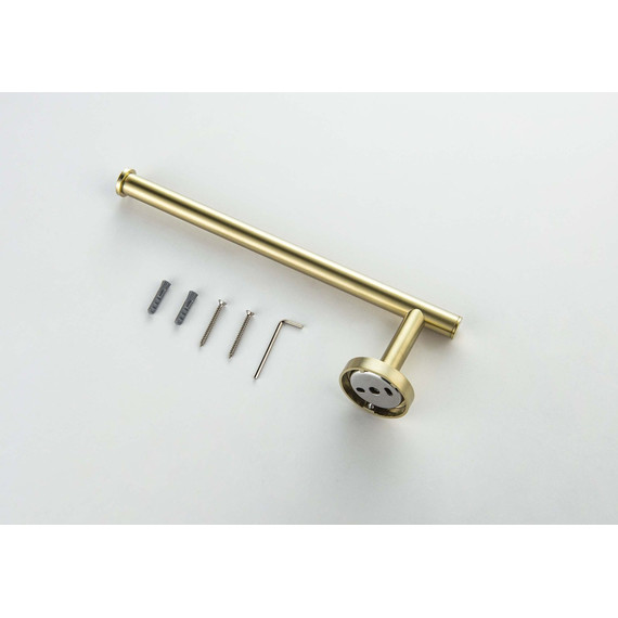 Полотенцедержатель Aquatek Оберон AQ4219BG, цвет золото шлифованное - 4 Полотенцедержатель Aquatek Оберон AQ4219BG, цвет золото шлифованное фото 4