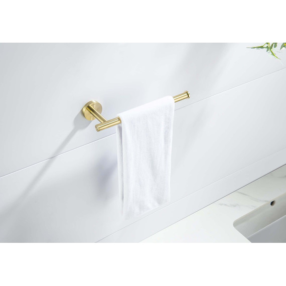 Полотенцедержатель Aquatek Оберон AQ4219BG, цвет золото шлифованное - 3 Полотенцедержатель Aquatek Оберон AQ4219BG, цвет золото шлифованное фото 3