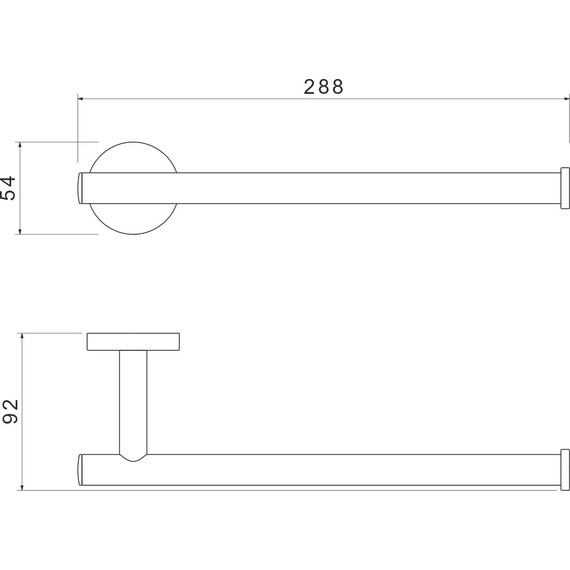 Полотенцедержатель Aquatek Оберон AQ4219BG, цвет золото шлифованное - 6 Полотенцедержатель Aquatek Оберон AQ4219BG, цвет золото шлифованное фото 6