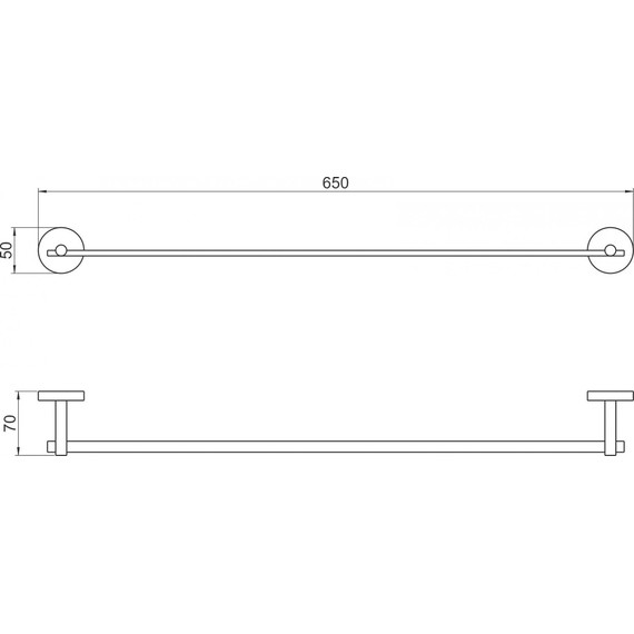 Полотенцедержатель Aquatek Бетта AQ4614BGM, цвет оружейная сталь - 6 Полотенцедержатель Aquatek Бетта AQ4614BGM, цвет оружейная сталь фото 6