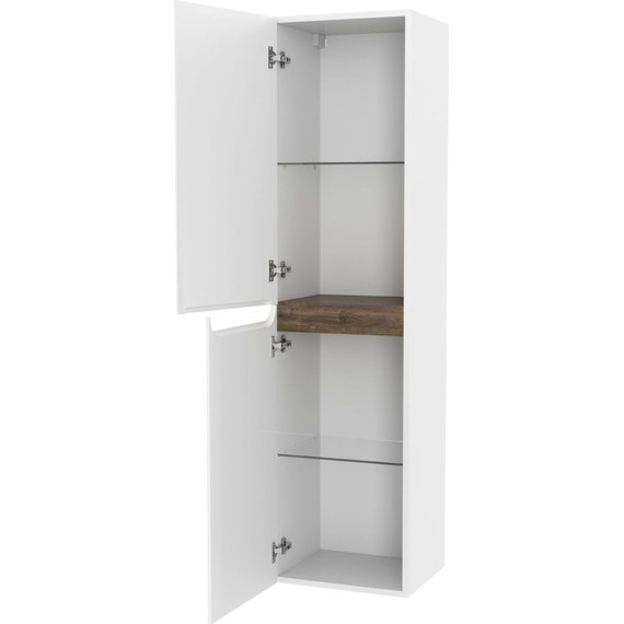 Пенал подвесной Sole Savag 40 см L, белый - 2 Пенал подвесной Sole Savag 40 см L, белый фото 2