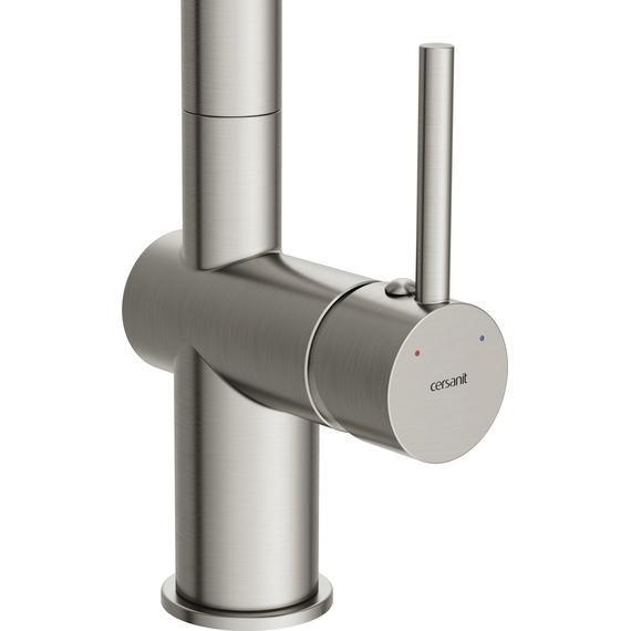 Смеситель для кухни Cersanit Flavis A68238, сатин фото 3