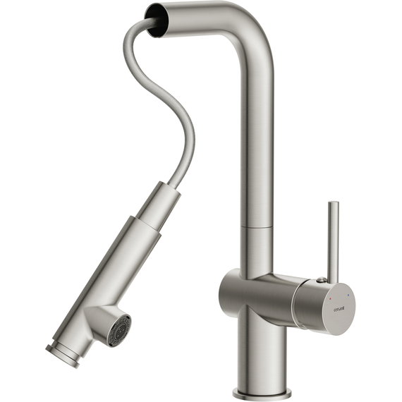 Смеситель для кухни Cersanit Flavis A68238, сатин фото 7