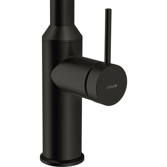 Смеситель для кухни Cersanit Flavis A68240, чёрный фото 3