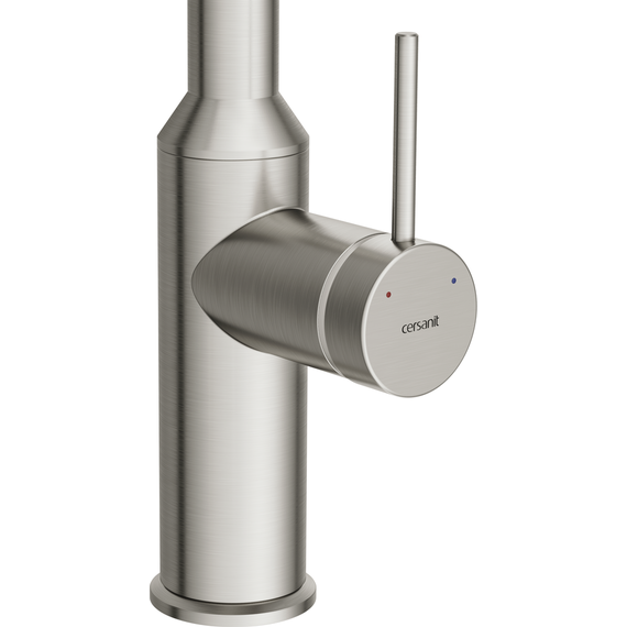 Смеситель для кухни Cersanit Flavis A68241, сатин фото 3