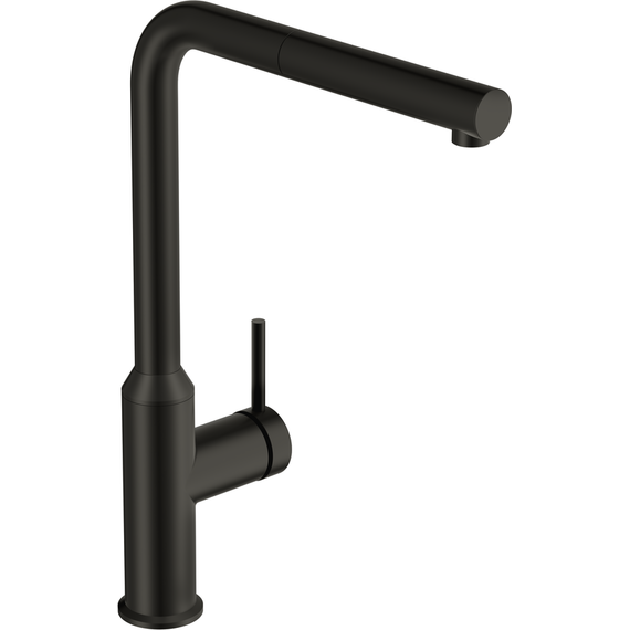 Смеситель для кухни Cersanit Flavis A68247, чёрный фото 2
