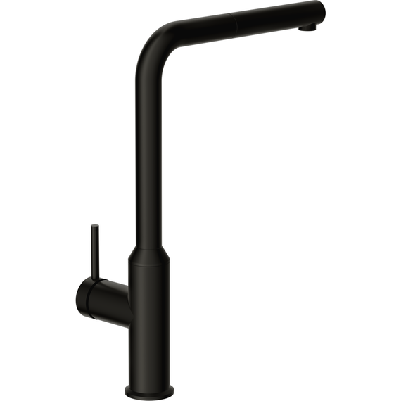 Смеситель для кухни Cersanit Flavis A68247, чёрный фото 5