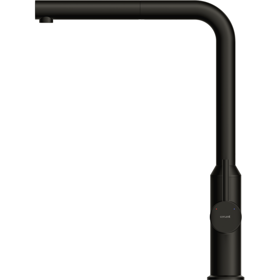 Смеситель для кухни Cersanit Flavis A68247, чёрный фото 6