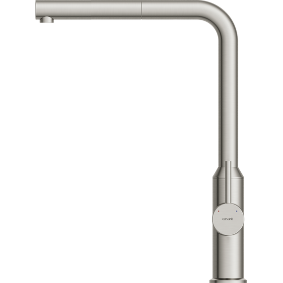 Смеситель для кухни Cersanit Flavis A68248, сатин фото 6