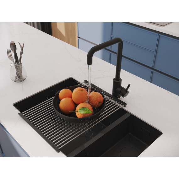 Смеситель для кухни Cersanit Como A68246, чёрный фото 12