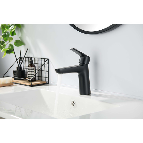 Смеситель для раковины Aquatek Бетта AQ1110MB, чёрный матовый, Цвет производителя: чёрный матовый фото 3