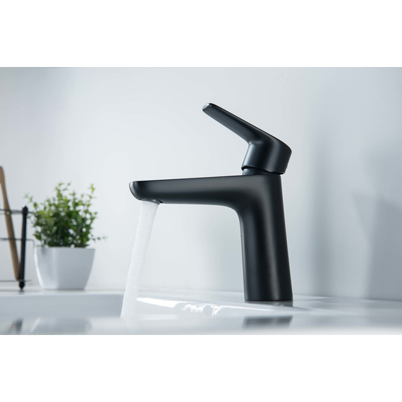 Смеситель для раковины Aquatek Бетта AQ1110MB, чёрный матовый, Цвет производителя: чёрный матовый фото 6