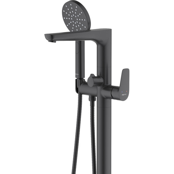 Смеситель для ванны Aquatek Бетта AQ1145MB, чёрный матовый, Цвет производителя: чёрный матовый фото 3