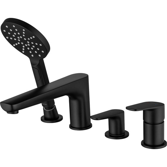 Смеситель для ванны Aquatek Бетта AQ1148MB, чёрный матовый, Цвет производителя: чёрный матовый фото 9