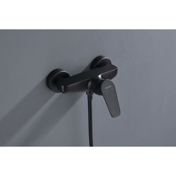 Смеситель для душа Aquatek Бетта AQ1160MB, чёрный матовый, Цвет производителя: чёрный матовый фото 4