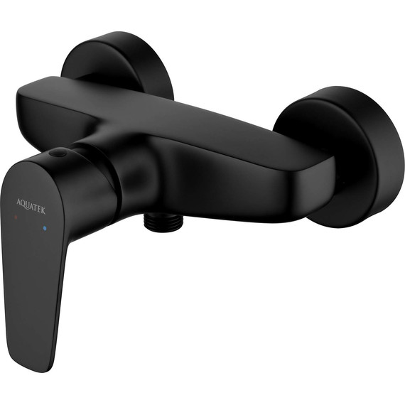Смеситель для душа Aquatek Бетта AQ1160MB, чёрный матовый, Цвет производителя: чёрный матовый фото 2