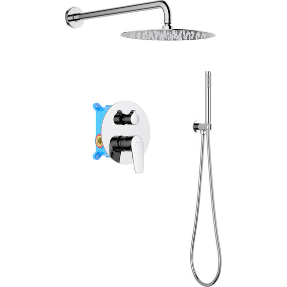 Душевая система для душа Aquatek Бетта AQ1172CR (со скрытой частью), Цвет производителя: хром - 2 Душевая система для душа Aquatek Бетта AQ1172CR (со скрытой частью), Цвет производителя: хром фото 2