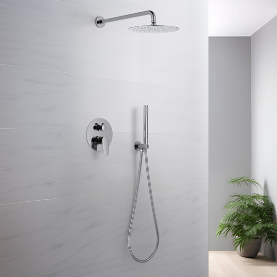 Душевая система для душа Aquatek Бетта AQ1172CR (со скрытой частью), Цвет производителя: хром - 6 Душевая система для душа Aquatek Бетта AQ1172CR (со скрытой частью), Цвет производителя: хром фото 6