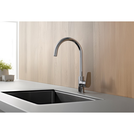 Смеситель для кухни Aquatek Бетта AQ1182CR, Цвет производителя: хром фото 4