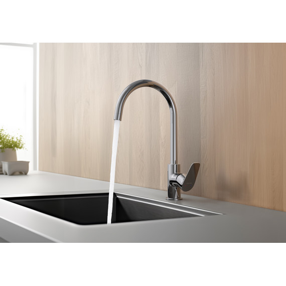 Смеситель для кухни Aquatek Бетта AQ1182CR, Цвет производителя: хром фото 5