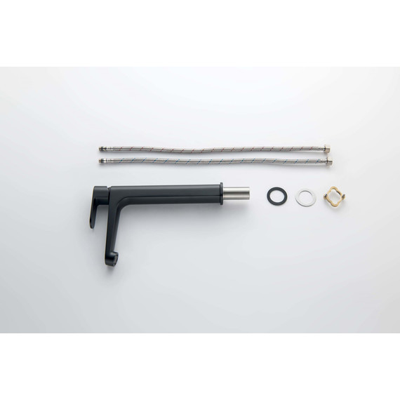 Смеситель для раковины высокий Aquatek Оберон AQ1204MB, чёрный матовый, Цвет производителя: чёрный матовый фото 9