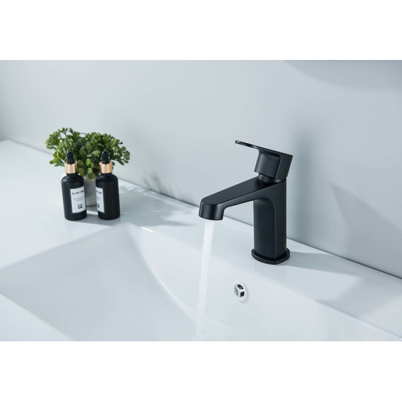 Смеситель для раковины Aquatek Оберон AQ1210MB, чёрный матовый, Цвет производителя: чёрный матовый - 3 Смеситель для раковины Aquatek Оберон AQ1210MB, чёрный матовый, Цвет производителя: чёрный матовый фото 3