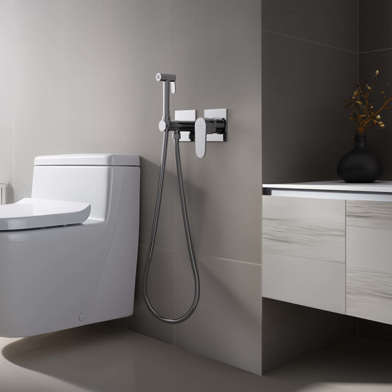 Набор для гигиенического душа Aquatek Оберон AQ1220CR (со скрытой частью) фото 2