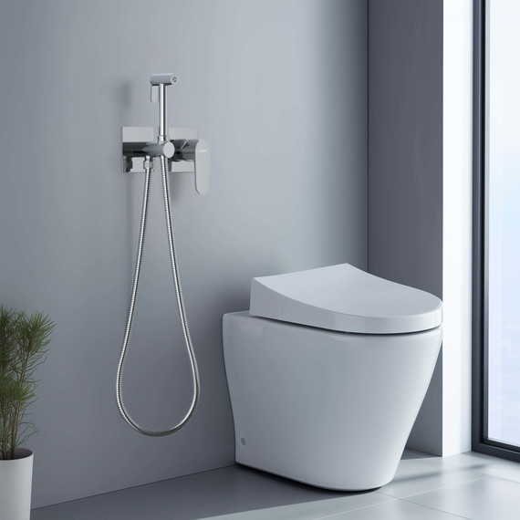 Набор для гигиенического душа Aquatek Оберон AQ1220CR (со скрытой частью) фото 3