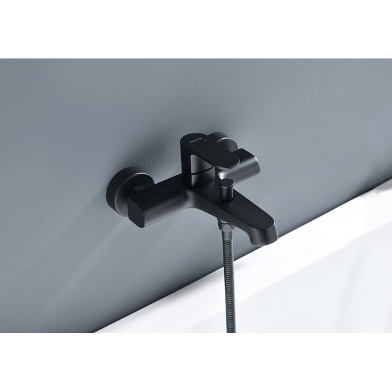 Смеситель для ванны Aquatek Оберон AQ1240MB, чёрный матовый, Цвет производителя: чёрный матовый фото 3