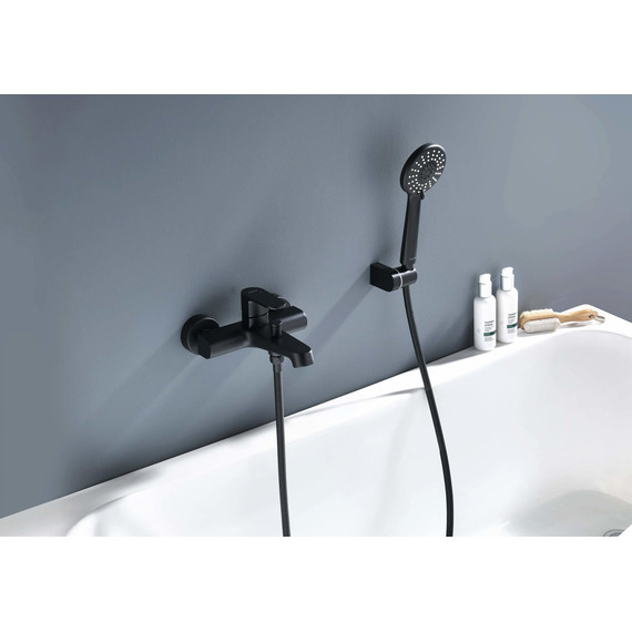 Смеситель для ванны Aquatek Оберон AQ1249MB, чёрный матовый, Цвет производителя: чёрный матовый фото 3