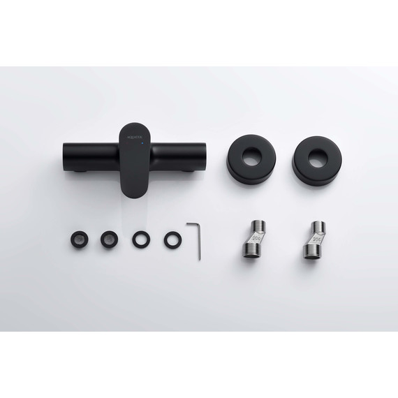 Смеситель для душа Aquatek Оберон AQ1260MB, чёрный матовый, Цвет производителя: чёрный матовый фото 5