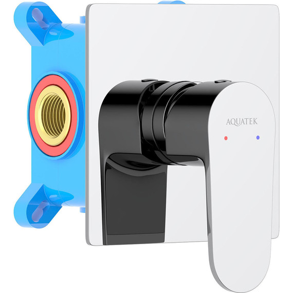 Смеситель для душа Aquatek Оберон AQ1266CR (со скрытой частью), Цвет производителя: хром фото 2