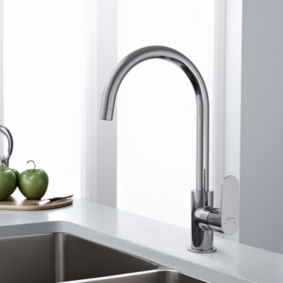 Смеситель для кухни Aquatek Оберон AQ1282CR, Цвет производителя: хром - 6 Смеситель для кухни Aquatek Оберон AQ1282CR, Цвет производителя: хром фото 6