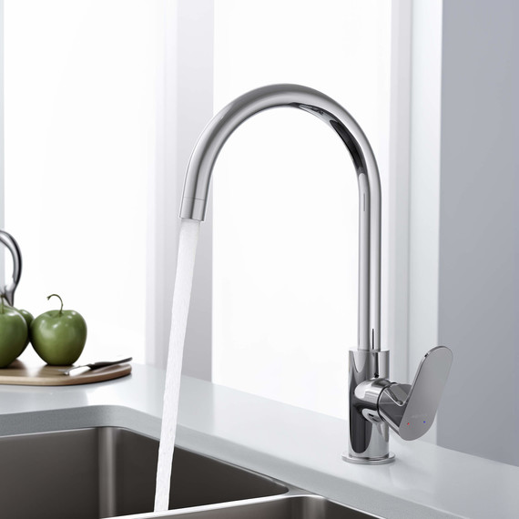 Смеситель для кухни Aquatek Оберон AQ1282CR, Цвет производителя: хром - 7 Смеситель для кухни Aquatek Оберон AQ1282CR, Цвет производителя: хром фото 7