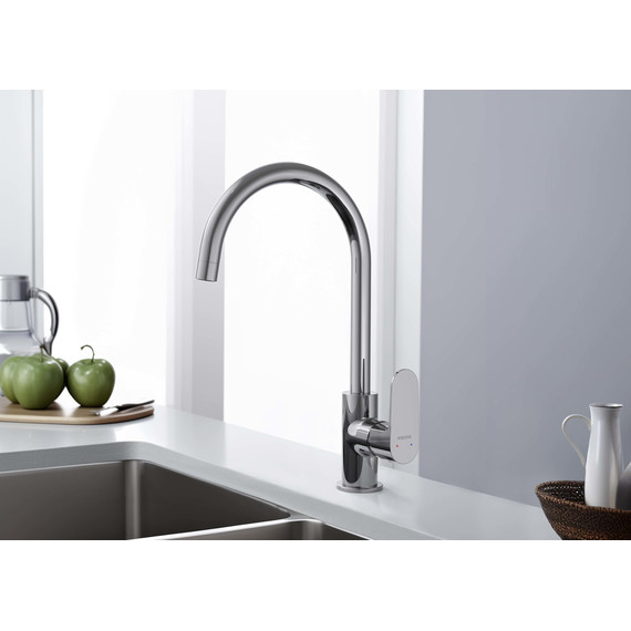 Смеситель для кухни Aquatek Оберон AQ1282CR, Цвет производителя: хром - 2 Смеситель для кухни Aquatek Оберон AQ1282CR, Цвет производителя: хром фото 2