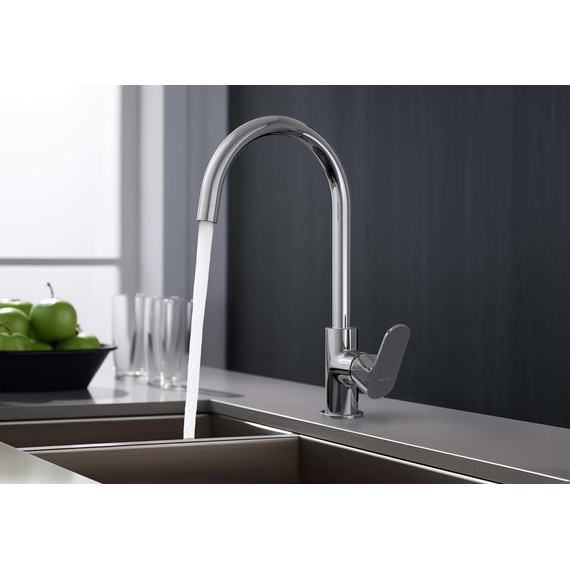 Смеситель для кухни Aquatek Оберон AQ1282CR, Цвет производителя: хром - 4 Смеситель для кухни Aquatek Оберон AQ1282CR, Цвет производителя: хром фото 4