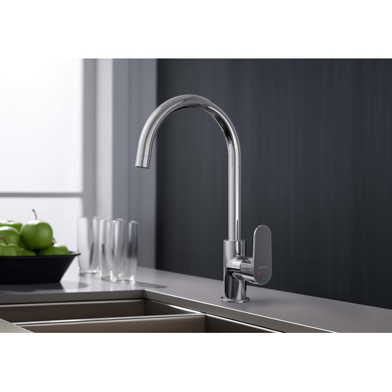 Смеситель для кухни Aquatek Оберон AQ1282CR, Цвет производителя: хром - 5 Смеситель для кухни Aquatek Оберон AQ1282CR, Цвет производителя: хром фото 5