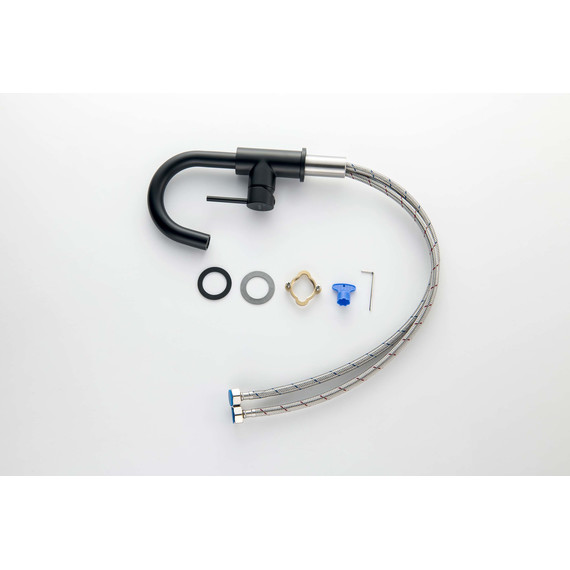 Смеситель для раковины Aquatek Европа AQ1307MB, чёрный матовый, Цвет производителя: чёрный матовый фото 4