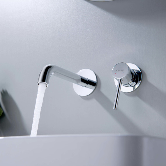 Смеситель для раковины настенный Aquatek Европа AQ1313CR, Цвет производителя: хром фото 10