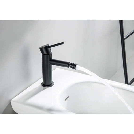 Смеситель для биде Aquatek Европа AQ1318MB, чёрный матовый, Цвет производителя: чёрный матовый - 5 Смеситель для биде Aquatek Европа AQ1318MB, чёрный матовый, Цвет производителя: чёрный матовый фото 5