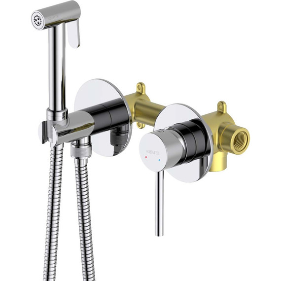 Набор для гигиенического душа Aquatek Европа AQ1319CR (со скрытой частью) - 4 Набор для гигиенического душа Aquatek Европа AQ1319CR (со скрытой частью) фото 4