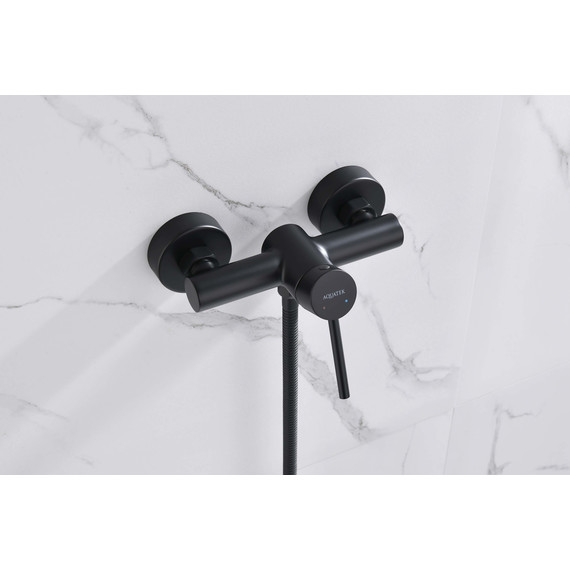 Смеситель для душа Aquatek Европа AQ1360MB, чёрный матовый, Цвет производителя: чёрный матовый фото 2