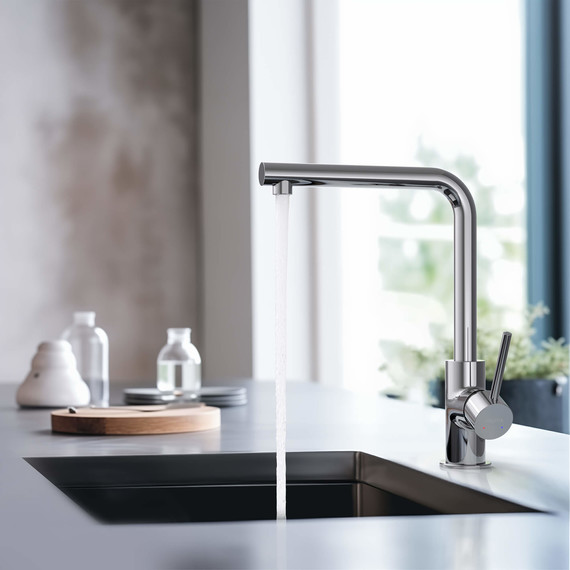 Смеситель для кухни Aquatek Европа AQ1380CR, Цвет производителя: хром фото 5