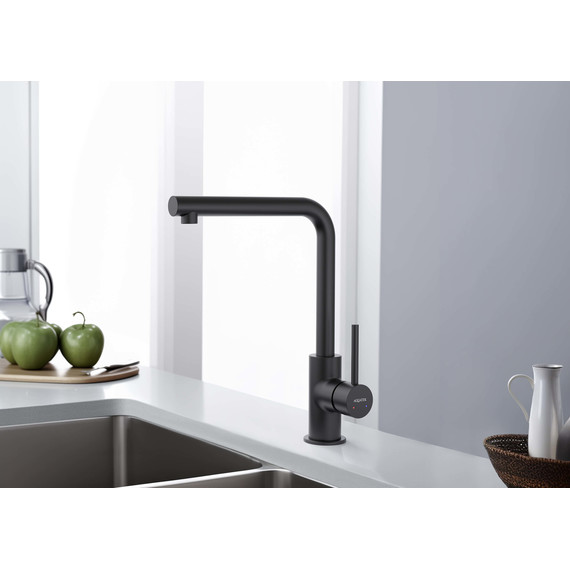 Смеситель для кухни Aquatek Европа AQ1380MB, чёрный матовый, Цвет производителя: чёрный матовый фото 2