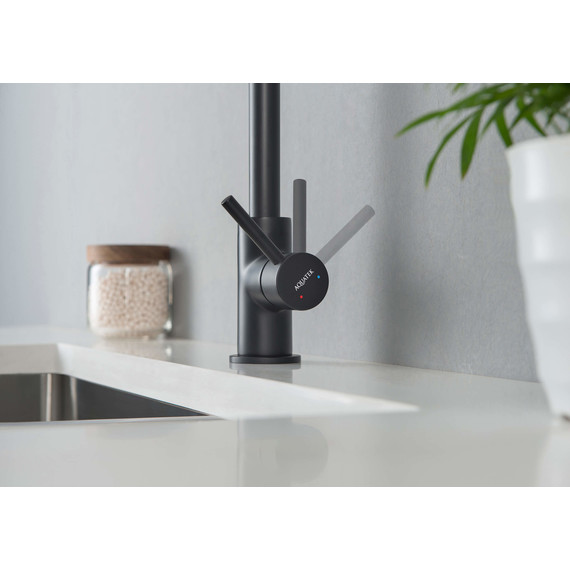 Смеситель для кухни Aquatek Европа AQ1382MB, чёрный матовый, Цвет производителя: чёрный матовый фото 6